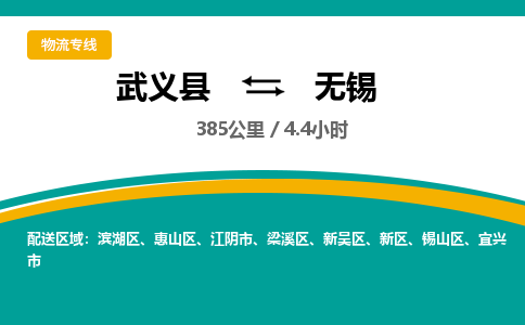 武义到无锡物流公司|武义县到无锡货运专线-效率先行