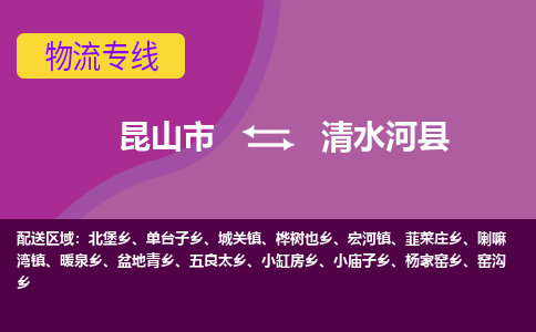 昆山到清水河县物流公司|昆山市到清水河县货运专线-效率先行