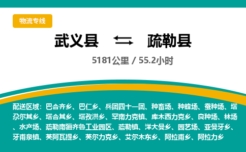 武义到疏勒县物流公司|武义县到疏勒县货运专线-效率先行