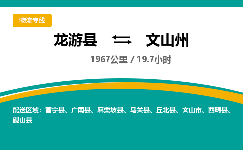 龙游到文山州物流公司|龙游县到文山州货运专线-效率先行