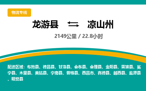 龙游到凉山州物流公司|龙游县到凉山州货运专线-效率先行