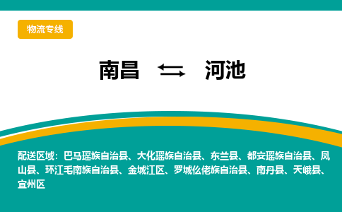 南昌到河池物流公司|南昌到河池货运专线-效率先行