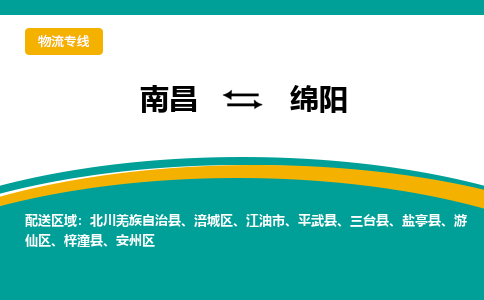 南昌到绵阳物流公司|南昌到绵阳货运专线-效率先行