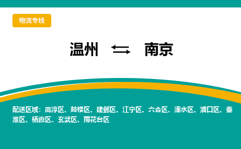 温州到溧水区物流专线-温州到溧水区货运公司-零担物流