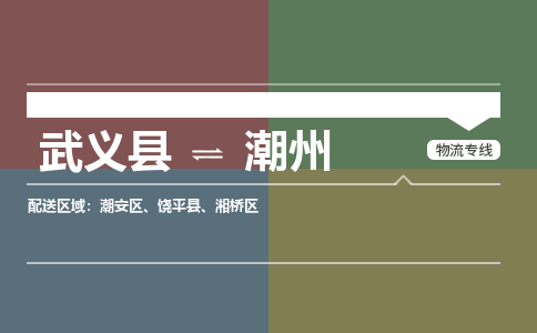 武义到潮州物流公司-武义县至潮州货运专线高安全性代理