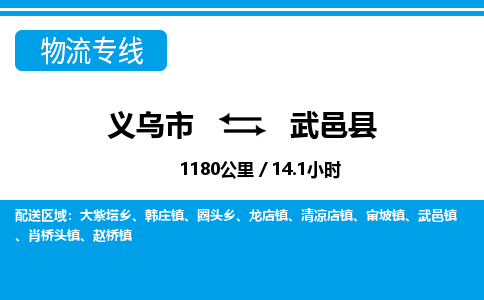 义乌到武邑县物流公司-义乌市至武邑县货运专线高安全性代理