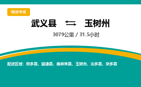 武义到玉树州物流公司|武义县到玉树州货运专线-效率先行