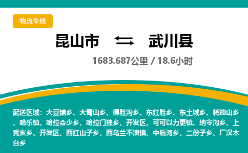 昆山到武川县物流公司|昆山市到武川县货运专线-效率先行