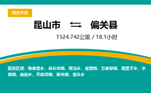 昆山到偏关县物流公司|昆山市到偏关县货运专线-效率先行