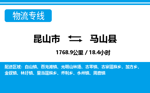 昆山到马山县物流公司|昆山市到马山县货运专线-效率先行