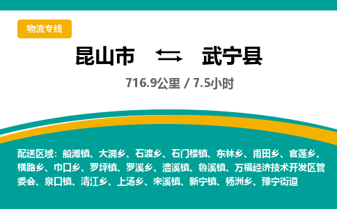 昆山到武宁县物流公司|昆山市到武宁县货运专线-效率先行