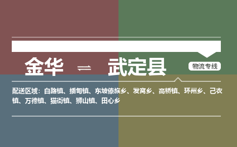 金华到武定县物流公司|金华到武定县货运专线-效率先行