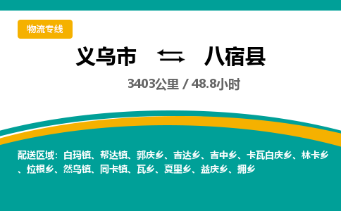 义乌到八宿县物流公司|义乌市到八宿县货运专线-效率先行