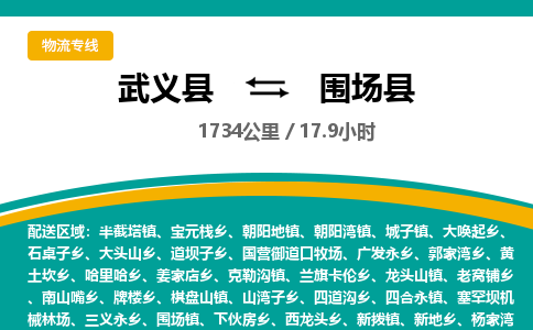 武义到围场县物流公司|武义县到围场县货运专线-效率先行