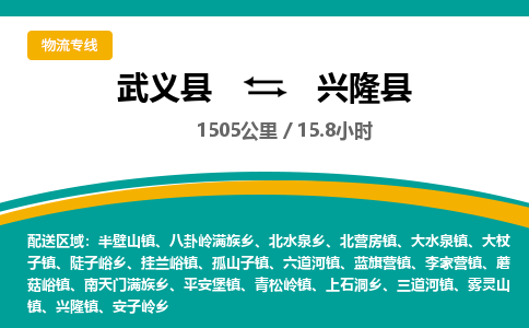 武义到兴隆县物流公司|武义县到兴隆县货运专线-效率先行