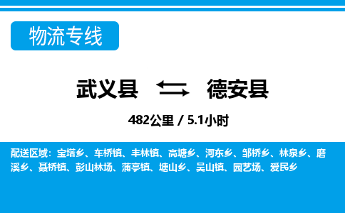 武义到德安县物流公司|武义县到德安县货运专线-效率先行