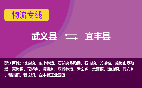 武义到宜丰县物流公司|武义县到宜丰县货运专线-效率先行
