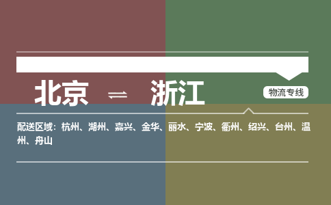 北京到浙江物流公司大件运输专线 整车直达北京到浙江货运专线-效率先行