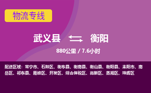 武义到衡阳物流公司|武义县到衡阳货运专线-效率先行