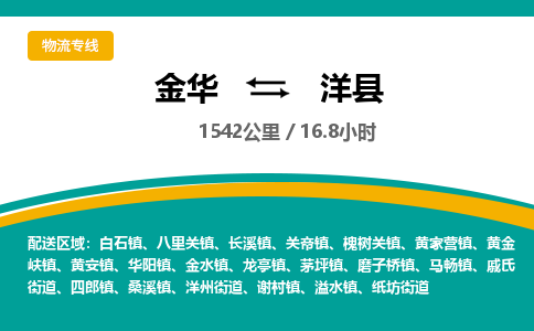 金华到洋县物流公司|金华到洋县货运专线-效率先行