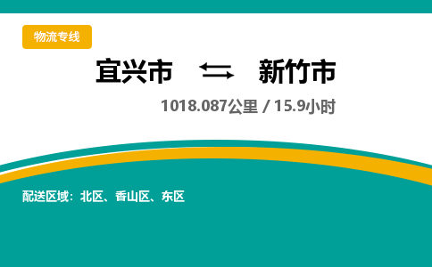 找整车运输：宜兴到新竹市物流公司，托运物流专线2025讲信誉+排名一览