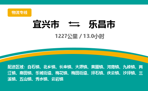 找整车运输：宜兴到乐昌市物流公司，托运物流专线2025讲信誉+排名一览