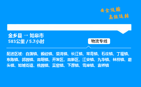 推荐济宁到如皋市物流专线,专线直达,24小时物流热线,上门取货
