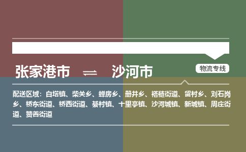 张家港到沙河市物流公司-大件运输专线「上门取货」